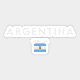 Argentina flag, argentinian flag Sticker